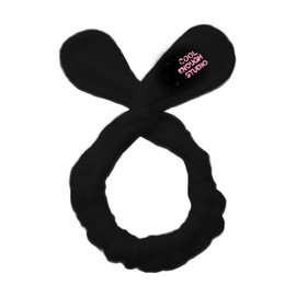 Azurte Women's Rabbit Ear Hair Band, Bath, Facial Cleansing, Makeup Remover, Hair Goods 3, Black