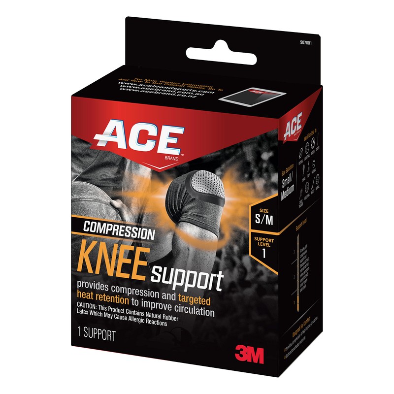Ace Compression Knee Support, Small/Medium by ACE