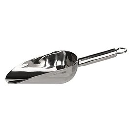As One 8835 /1-690-01 Stainless Steel Integrated Molded Scoop (Stainless Steel Scoop)