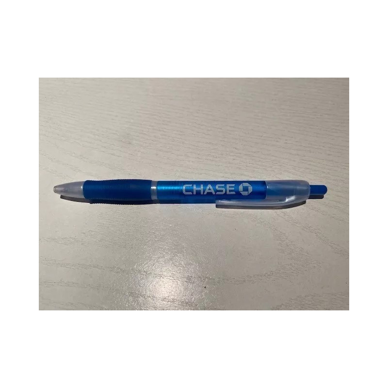 5 PENS CHASE BANK LOGO BALLPOINT PEN JP MORGAN MEMORABILIA