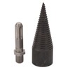Wood Cone Punch Firewood Separation Detachable Round Shank Thread Drill