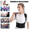Adjustable back posture belt, back straightener, breathable shoulder strap, posture