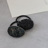 JewelVOX Hair Accessories, Glitter, Curve Plate, Women's, Stylish, Adult, Gray