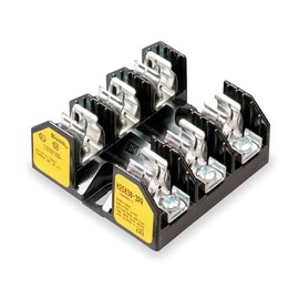 Cooper Bussmann - HM60030-3CR - 3-Pole Industrial Fuse Block, AC: 600VAC, DC: Not Rated, 0 to 30A, Series NOS