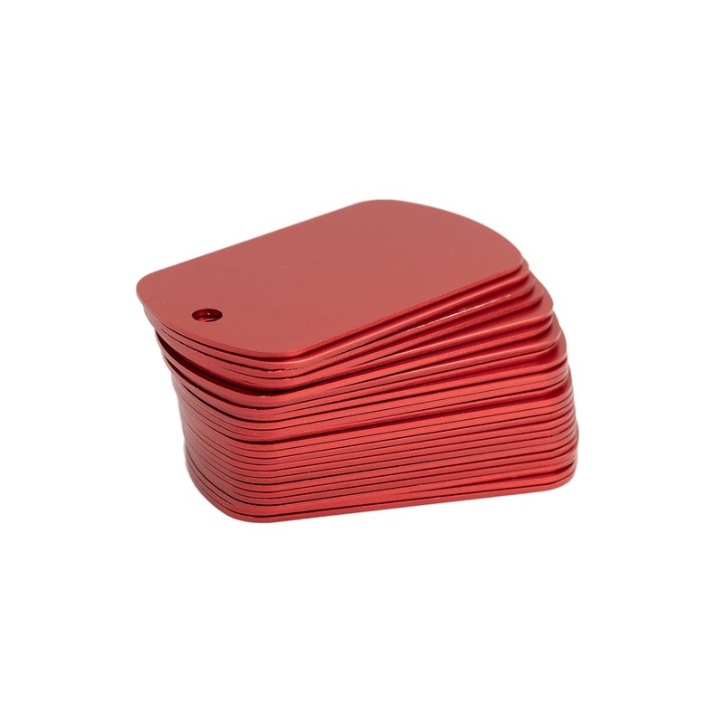 Aluminum Rectangle Blank Tags Stamping Blanks Engraving Blanks 25 Pack
