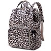 Xunteny Leopard Women Laptop Backpack, College School Backpack Bookbag 15.6