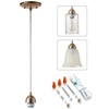 Champagne Bronze Pendant Light Fixture Kit, Small Pendant Lights Kitchen