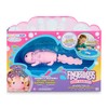 Fingerlings Interactive Baby Axolotl with Inflatable Pool, Alix, Swims and