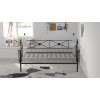 VECELO Classic Metal Daybed Frame Mattress Foundation Bed Sofa with