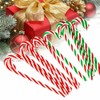 Pack of 20 Christmas Acrylic 12 cm Candy Cane Christmas