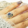 The Silver Plaza Sterling Silver Tanzanite Ring, Size 6.5