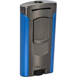 Xikar Astral Single Jet Flame Wind Resistant High Altitude Tested, Gunmetal Blue