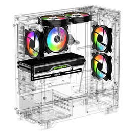 XRIKUI GPU Support Bracket,Graphics Card Brace Support Adjustable Video Card Holder (Black)