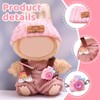 NHQZ Bekleidung für 17cm Plüsch, Kleidung Outfit nur Bekleidungs zubehör