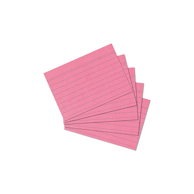 Herlitz 1150507 Index Cards A5 Pack of 100 White