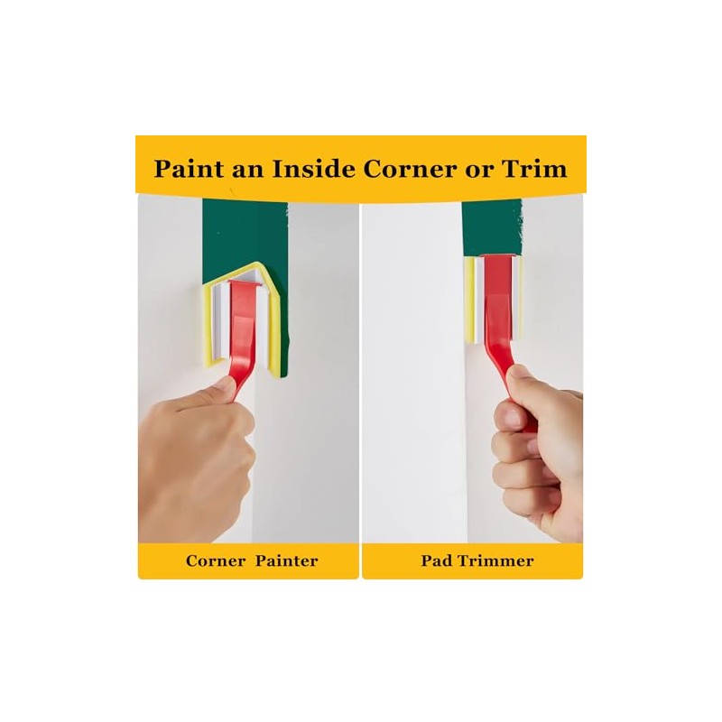 Paint Edger Tool - 360° Rotation Handle for High Ceilings