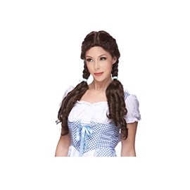 Sepia Costume Dorothy Synthetic Wig Brown