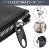 Milifox 4 Pack Zipper Clips Theft Deterrent Double Small Carabiner