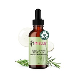 Mielle Organics Aceite para fortalecer el cuero cabelludo y el cabello con biotina y aceites esenciales, tratamiento nutritivo para puntas abiertas, cuero cabelludo seco y crecimiento del cabello, seguro para todo tipo de cabello, 2 onzas líquidas