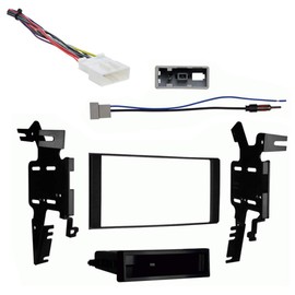 Harmony Audio Compatible with Nissan Frontier 2013 2014 Single DIN Stereo Harness Radio Install Dash Kit Package