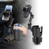 MINGSHANG Cup Holder Phone Mount for Car, 2 in 1