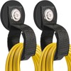 VZZNN 2 Pack Magnetic Hooks Straps, Utility Strong Garage Hooks,