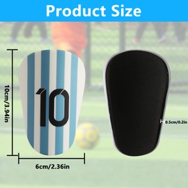 2 Pcs Mini Football Shin Pads, Small Football Shin Guards, Mini Soccer Youth Kids Shins Pads Guards Pad for Boys Girls Teenagers Kids