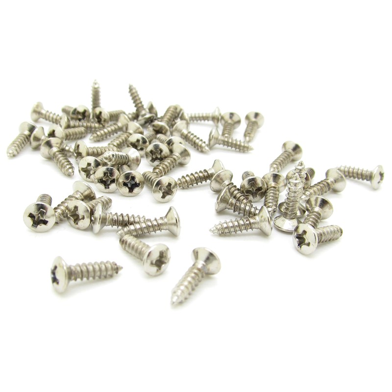Chrome Guitar Bass Mounting Pickguard Screw for ST TL SG