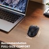 CHHI CHHI Wireless Mouse with USB-A, USB-C Receiver, Rechargeable Bluetooth