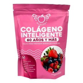 Mc Berry Colágeno Hidrolizado 60 Frutos Rojos 500g Piel Cabello Articulaciones                                                                        