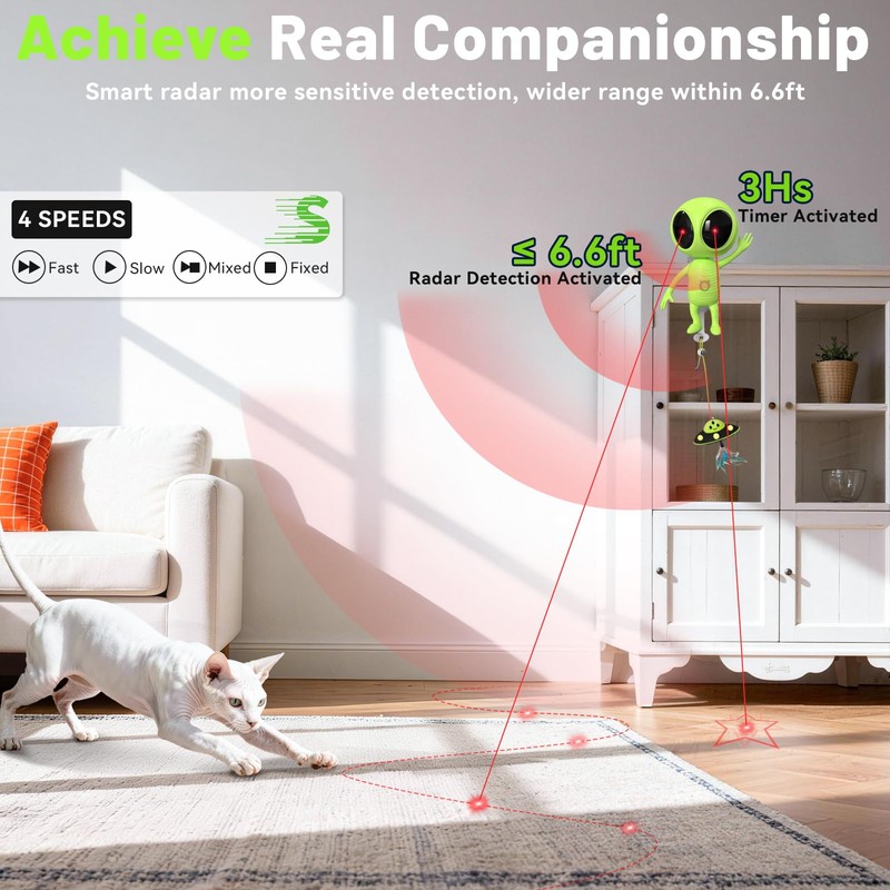 ORSDA Laser Cat Toys for Indoor Cats, 2 in 1
