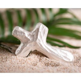 Journey Holding Cross - White