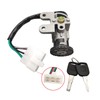 AUTQVA GY6 50cc Ignition Switch Key Gas Tank Cap Saddle