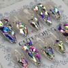 AB Full Stone Gra Handmade Nail Tip Pedi Tip -