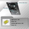 Unitedlu Led Fog Lights lamps Pair Set Compatible with Volvo