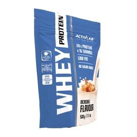 Activlab Whey Protein 500 g Salty Caramel - 65% Whey Protein - 17% Carbohydrates - 16 Servings - BCAA | Sugar Free, Fat Free | For Muscle Growth, Muscle Maintenance & Healthy Bones