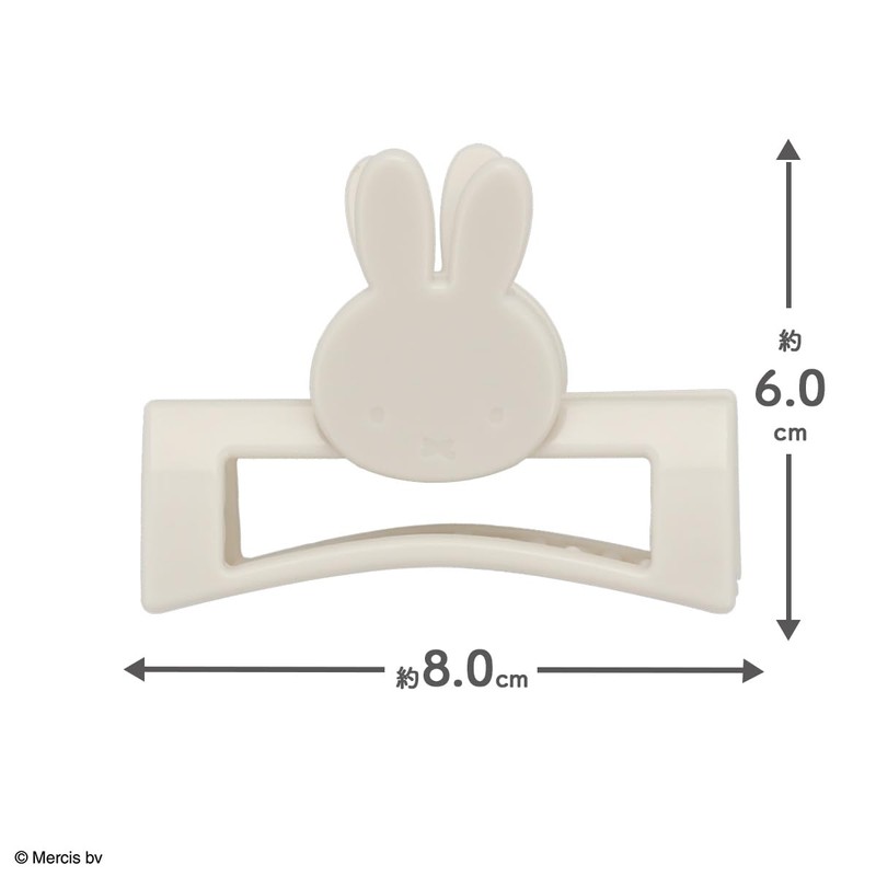 SHOBIDO MF46394 Miffy Buns Clip Dick Bruna Hair Accessories