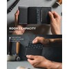 VULKIT Card Holder Pop Up Wallet RFID Blocking Slim Leather