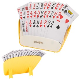 QIMEI-SHOP Card Holder Kids Playing Card Holder Card Stand for Playing Cards Hands-Free for Adults, Children, Elderly, Pack of 2
