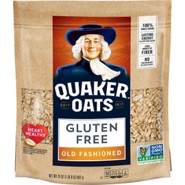 Quaker Gluten Free Old Fashioned Oats, Non-GMO Project Verified, 24 Ounce, Resealable Bag