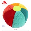Fehn Colourful rattle ball with material mix and rattle for