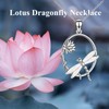 POPLYKE White Opal Dragonfly Necklace Charm Birthday Gift For Women