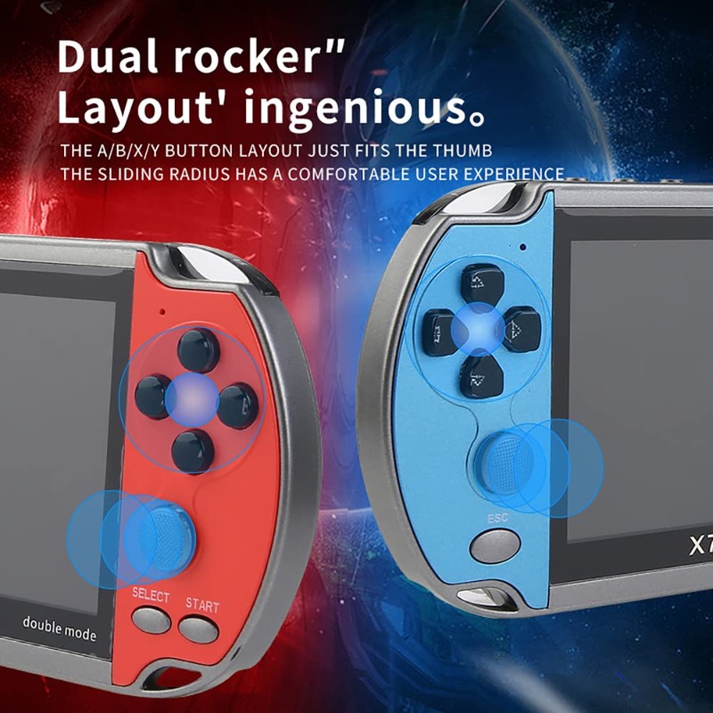 DREAMHAX X7 Plus Handheld Game Console , Preload 10000 Games