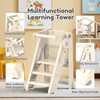 Hoopyosms Foldable Toddler Tower Kitchen Step Stool for Sink Kids