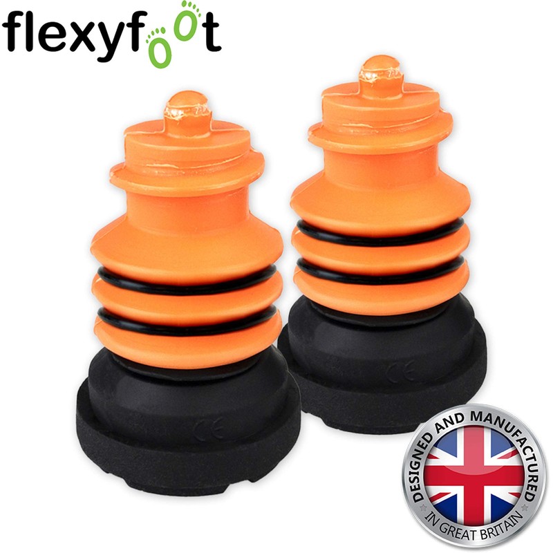 Flexyfoot Shock Absorbing Crutch Ferrule Replacement Foot – Universal Fit