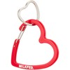 Milkfed 103211054027 Keychain NEO HEART CARABINER, red
