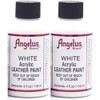 Angelus - Pinturas acrílicas (4 onzas, 2 unidades), color blanco