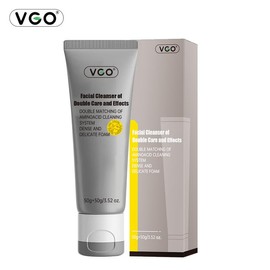 VGo skin Care set, with Snall Mucin 92%Moisturizer 1.76 0z, Vitamin c Serum 1.01 0z &Dual-Tube facial cleanser 3.52 0z,Comfortydrate Cleansing Gentle - Specification: Facial Cleanser