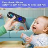 ERSIHUA 2-Pack Silicone Baby Teething Toys, TV Remote Teethers for