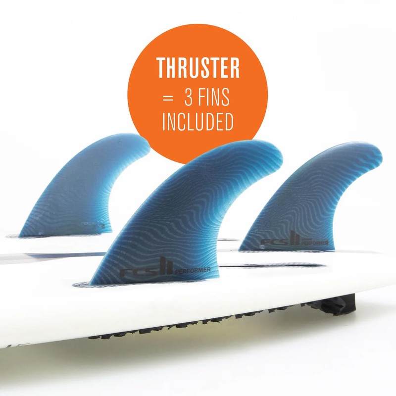 fcs2 Fins, Fcs, 2 Fins, PERFORMER ECO NEO GLASS EcoBlend